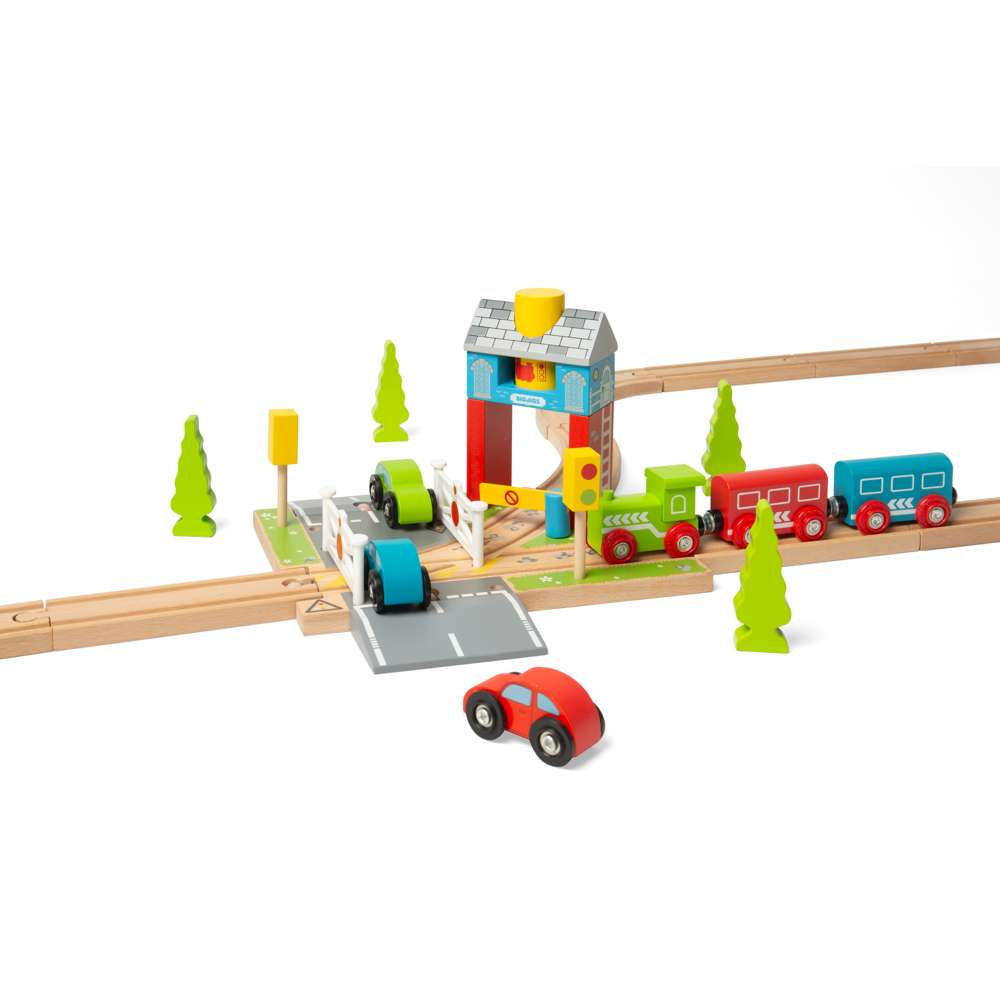 Bigjigs Rail Signal Box Wooden Train Accessory