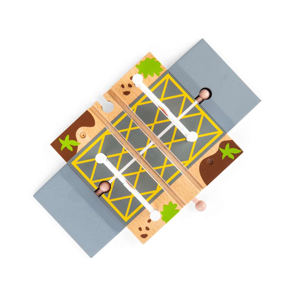 Bigjigs Rail Level Crossing Wooden Train Accessory