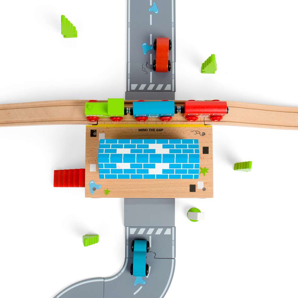 Bigjigs Rail Overground Station Wooden Train Accessory