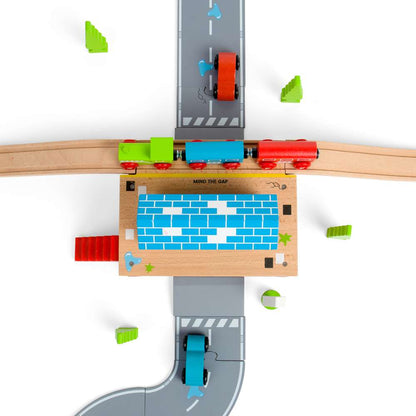 Bigjigs Rail Overground Station Wooden Train Accessory