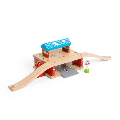 Bigjigs Rail Overground Station Wooden Train Accessory