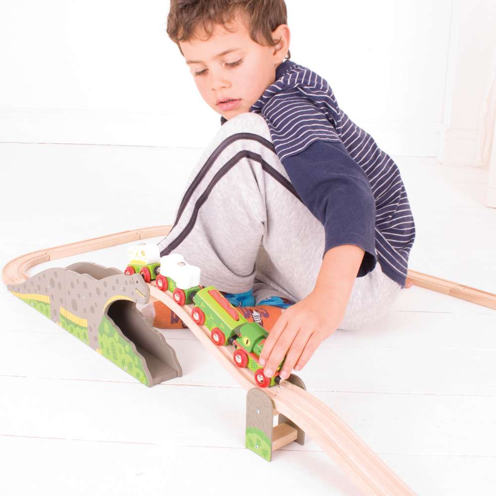 Bigjigs Rail Bronto Riser Wooden Train Accessory