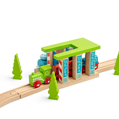 Bigjigs Rail Train Washer Wooden Train Accessory