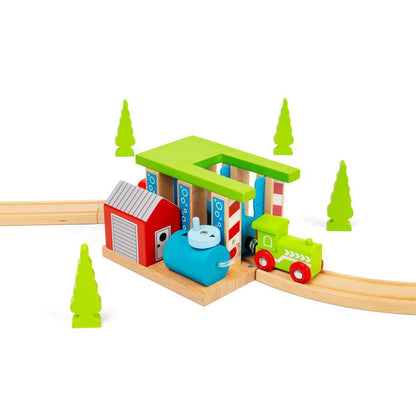 Bigjigs Rail Train Washer Wooden Train Accessory