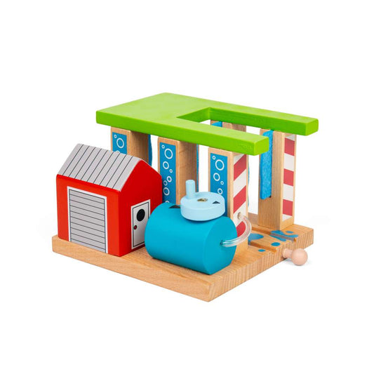 Bigjigs Rail Train Washer Wooden Train Accessory