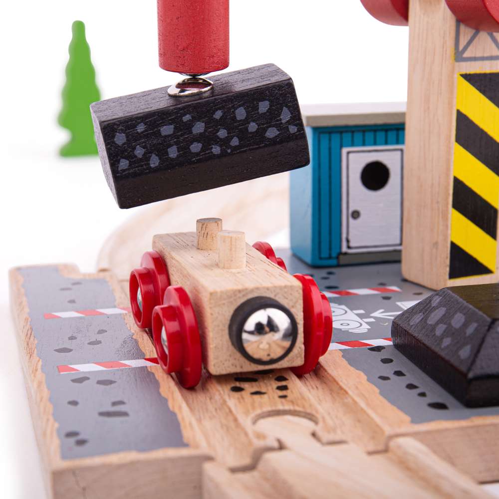 Bigjigs Rail Coal Canal Docks Wooden Train Accessory