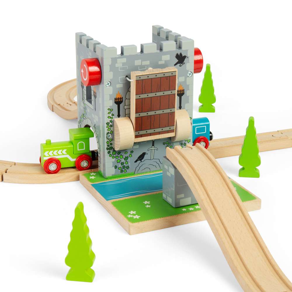 Bigjigs Rail Drawbridge Wooden Train Accessory