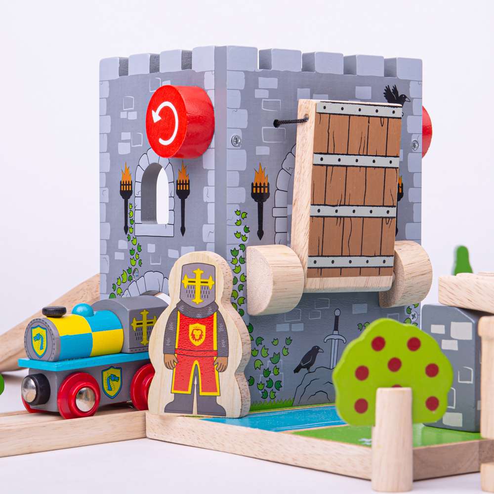 Bigjigs Rail Drawbridge Wooden Train Accessory