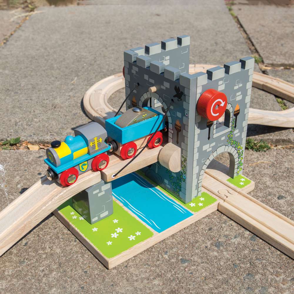 Bigjigs Rail Drawbridge Wooden Train Accessory