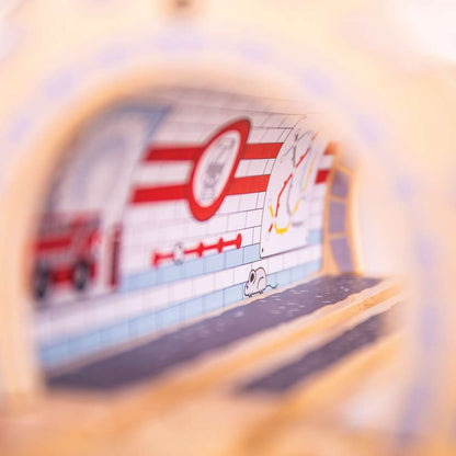 Bigjigs Rail Underground Station Wooden Train Accessory