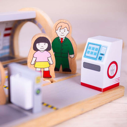 Bigjigs Rail Underground Station Wooden Train Accessory