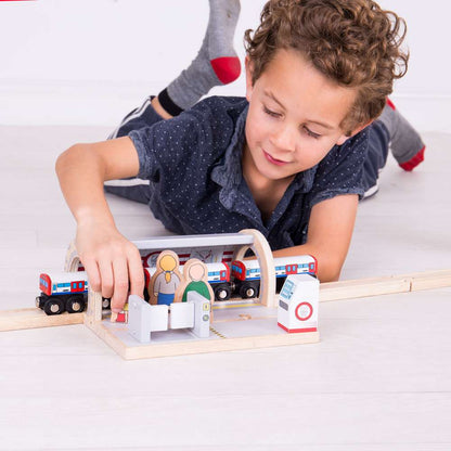 Bigjigs Rail Underground Station Wooden Train Accessory