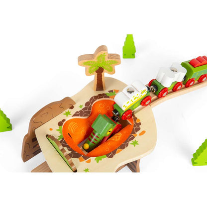 Bigjigs Rail Lava Pit Wooden Train Accessory