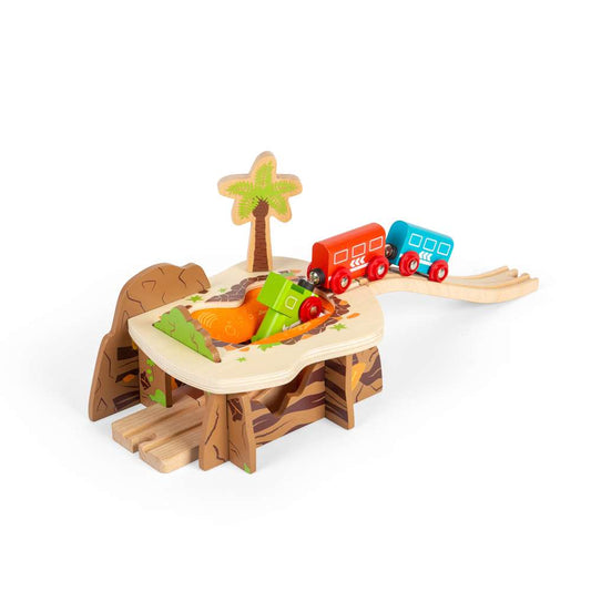 Bigjigs Rail Lava Pit Wooden Train Accessory