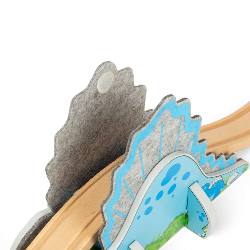 Bigjigs Rail Dino Riser Tunnel Wooden Train Accessory