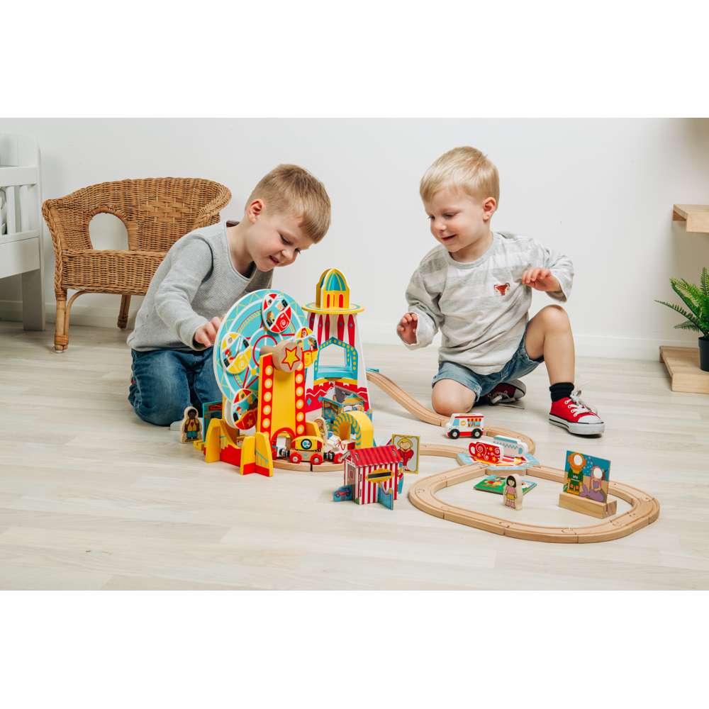 Bigjigs Rail Ferris Wheel Wooden Train Accessory