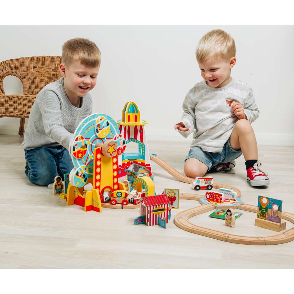 Bigjigs Rail Ferris Wheel Wooden Train Accessory