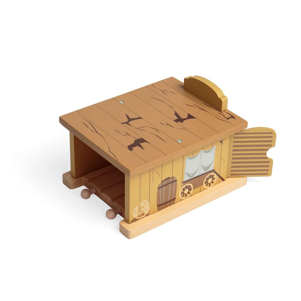 Bigjigs Rail Saloon Tunnel Wooden Train Accessory