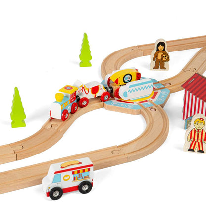 Bigjigs Rail Tea Cup Turntable Wooden Train Accessory