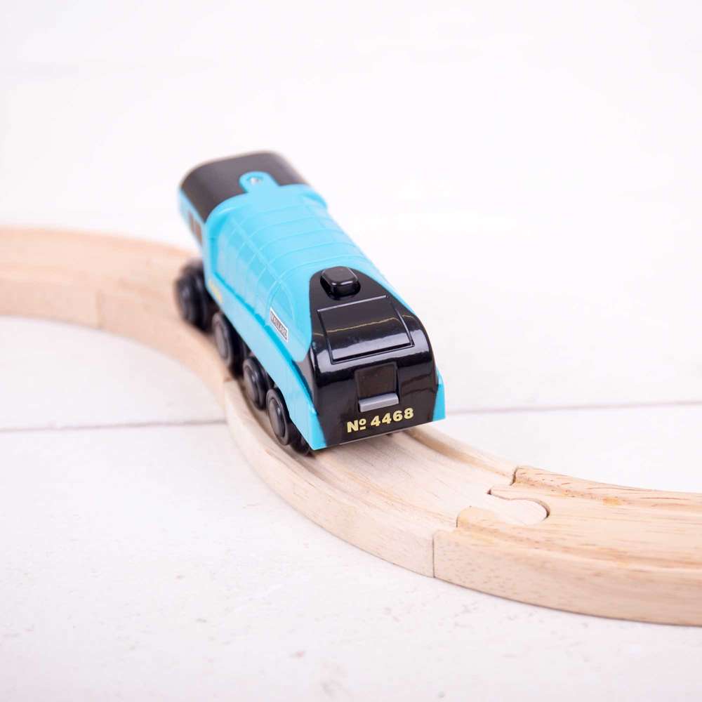 Bigjigs Rail Mallard Engine Wooden Train Toy