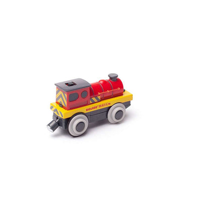 Bigjigs Rail Mighty Red Loco Wooden Train Accessory