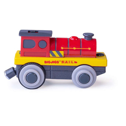 Bigjigs Rail Mighty Red Loco Wooden Train Accessory