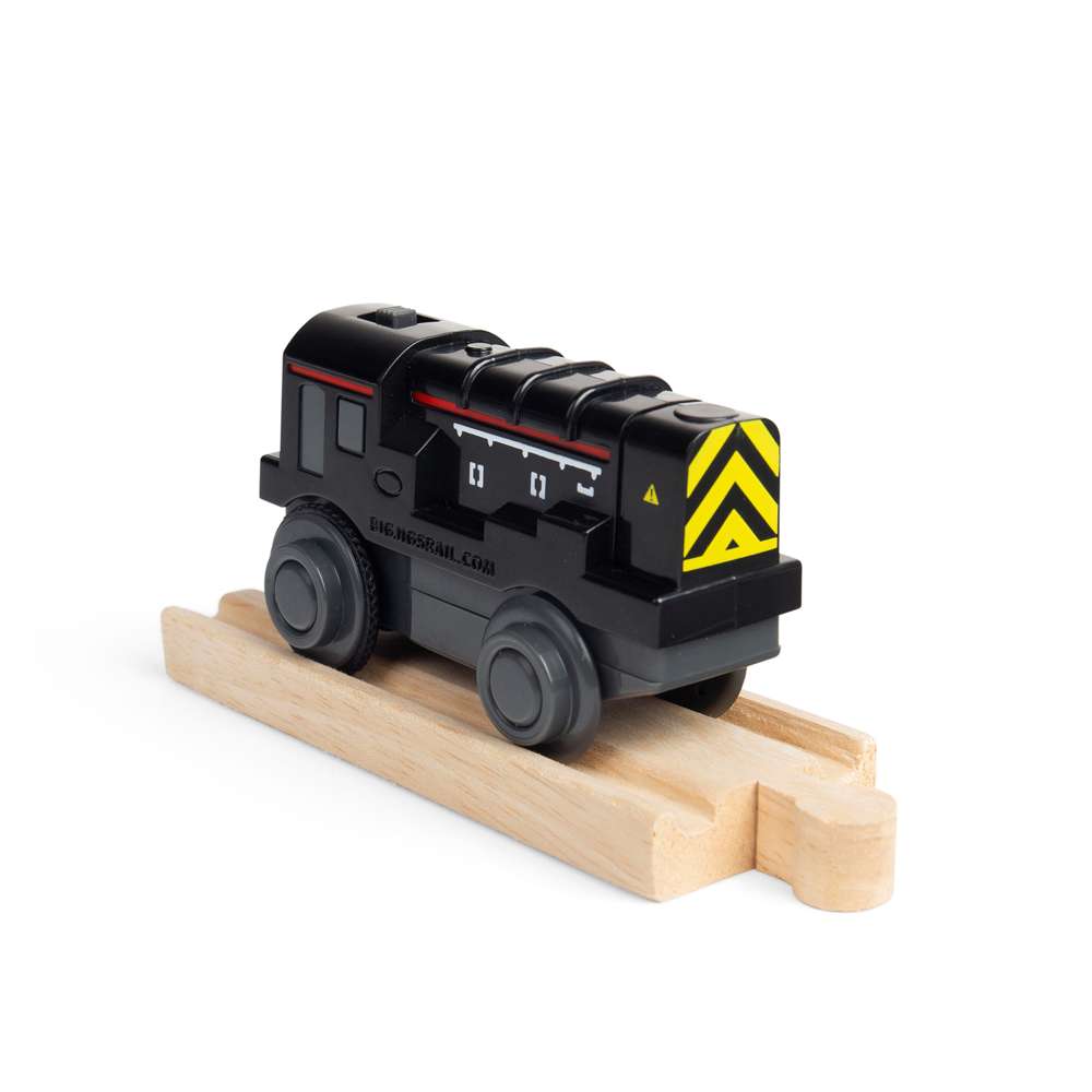 Bigjigs Rail Battery Operated Diesel Shunter Wooden Toy Train