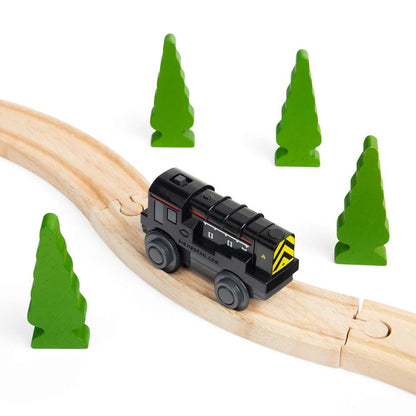 Bigjigs Rail Battery Operated Diesel Shunter Wooden Toy Train