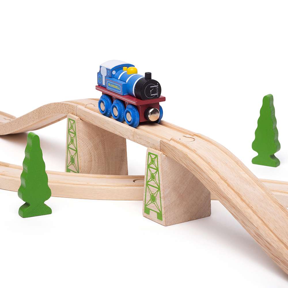 Bigjigs Rail Heritage Collection Bluebell Wooden Train