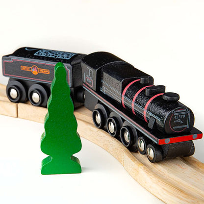 Bigjigs Rail Heritage Collection Black 5 Engine Wooden Train Accessory
