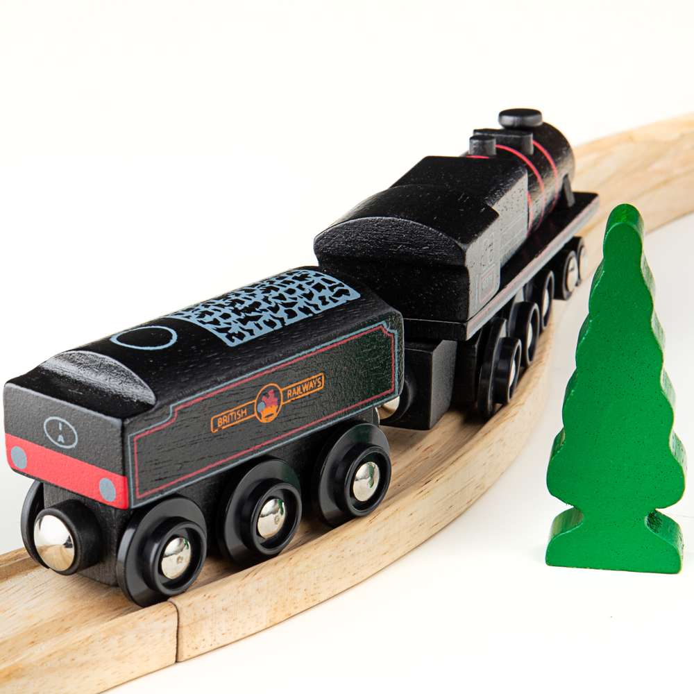 Bigjigs Rail Heritage Collection Black 5 Engine Wooden Train Accessory