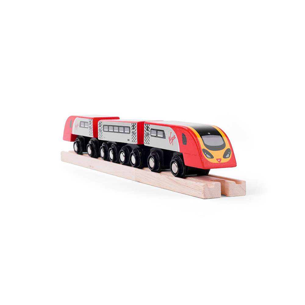 Bigjigs Rail Virgin Trains Pendolino Wooden Train Set