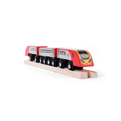 Bigjigs Rail Virgin Trains Pendolino Wooden Train Set