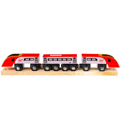 Bigjigs Rail Virgin Trains Pendolino Wooden Train Set