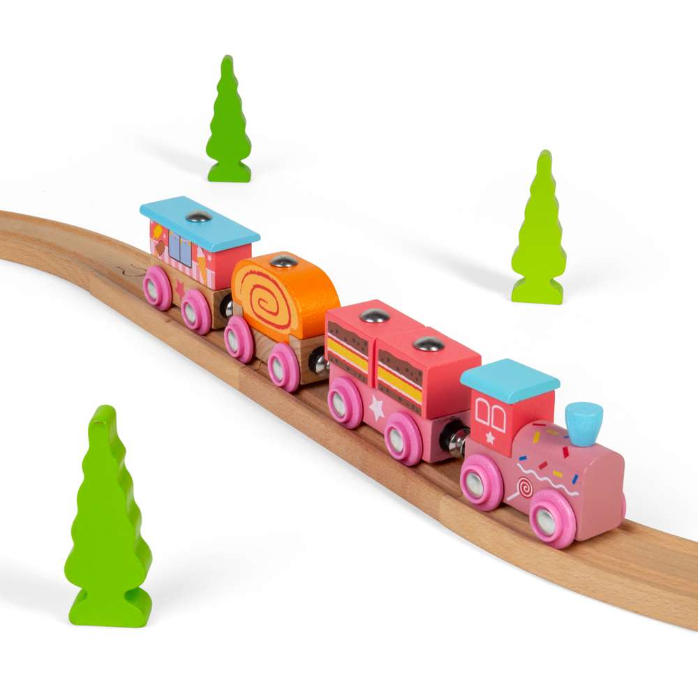 Bigjigs Rail Sweetland Express Wooden Train Toy