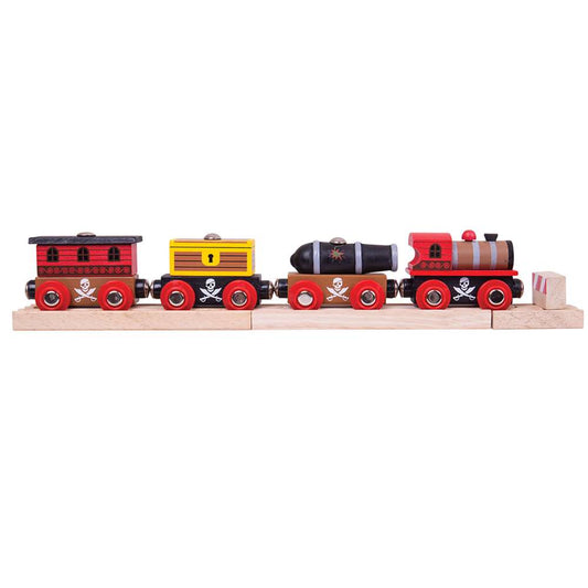 Bigjigs Rail Pirate Wooden Toy Train