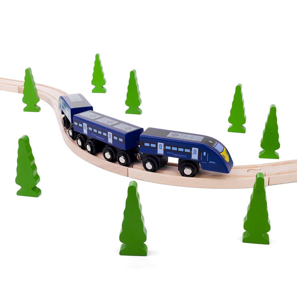 Bigjigs Rail High Speed 1 Wooden Train Toy