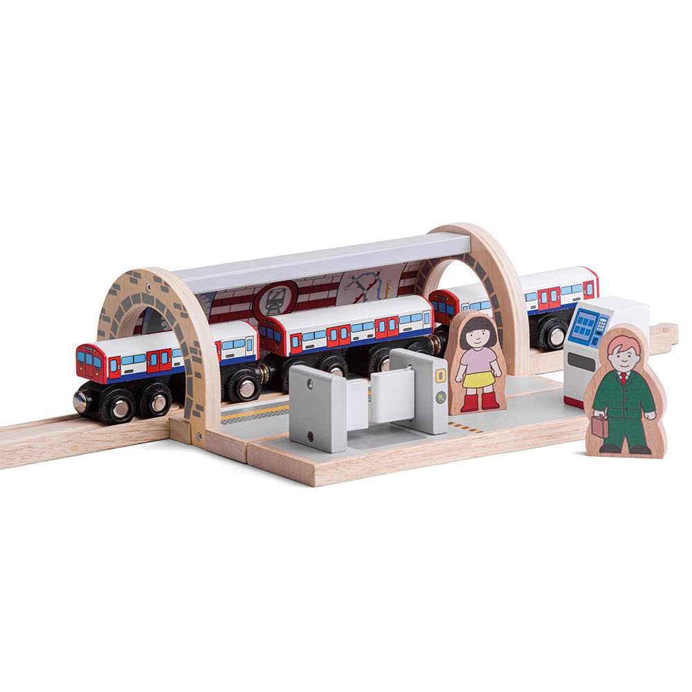 Bigjigs Rail Underground Wooden Toy Train