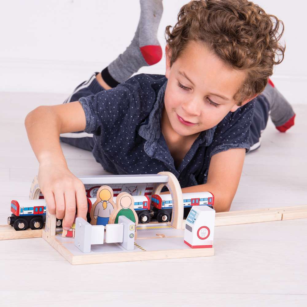 Bigjigs Rail Underground Wooden Toy Train