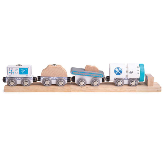 Bigjigs Rail Drilling Wooden Toy Train Set