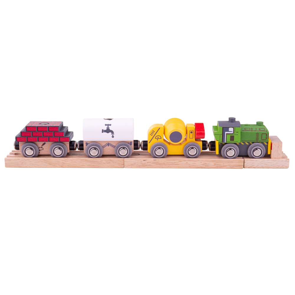 Bigjigs Rail Construction Wooden Train Toy
