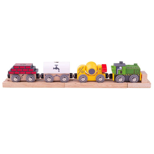 Bigjigs Rail Construction Wooden Train Toy