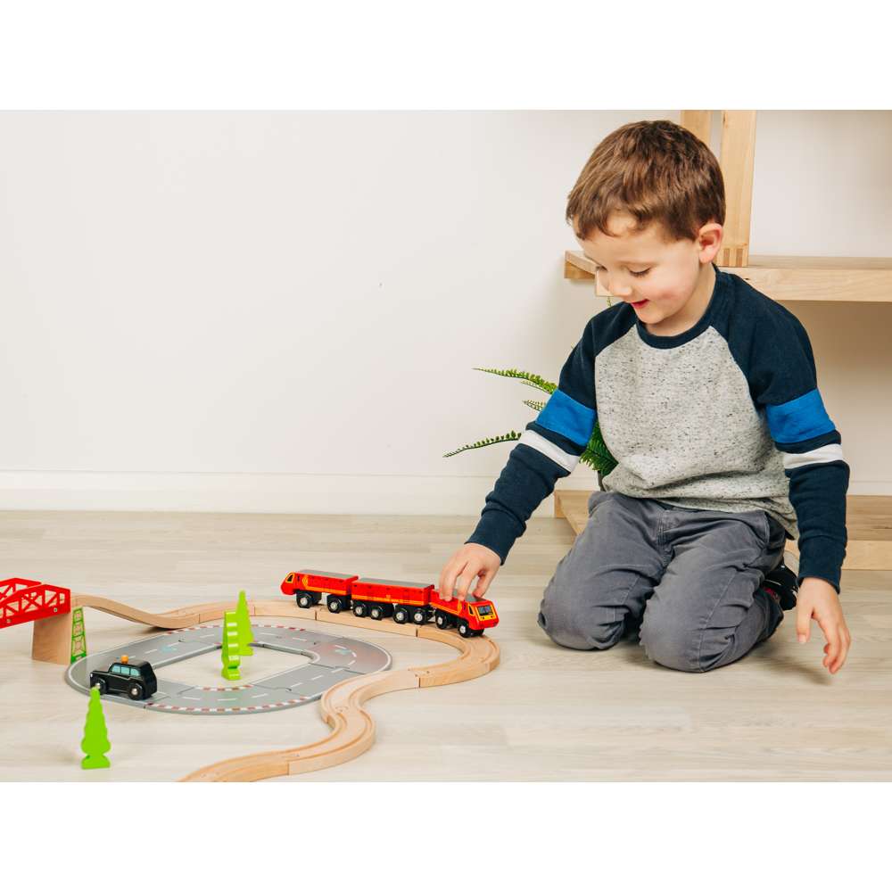 Bigjigs Rail Postal Wooden Train