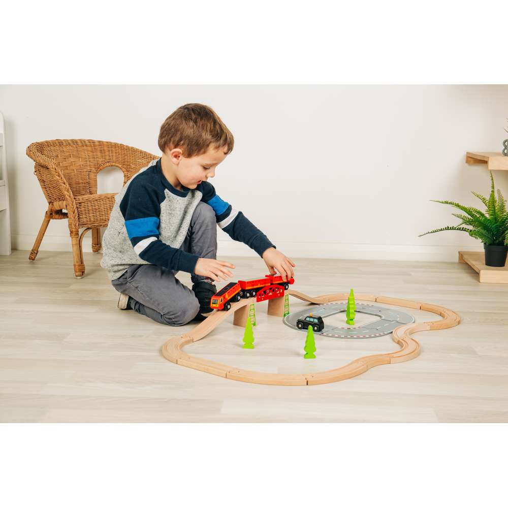 Bigjigs Rail Postal Wooden Train