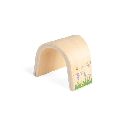 Bigjigs Rail Curved Wooden Train Tunnel Accessory