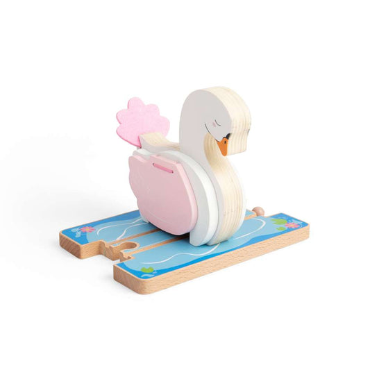 Bigjigs Rail Swan Tunnel Wooden Train Accessory