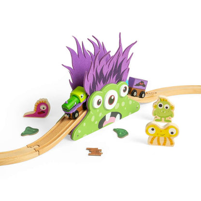 Bigjigs Rail Monster Bridge Wooden Train Accessory