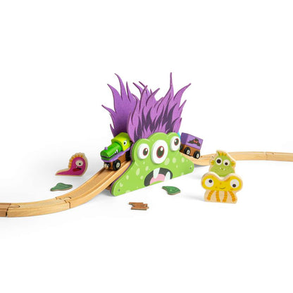 Bigjigs Rail Monster Bridge Wooden Train Accessory