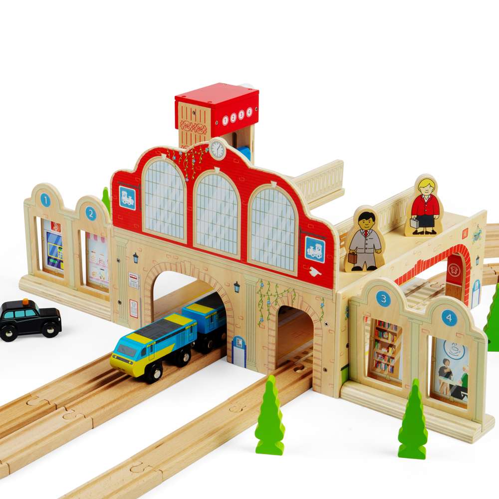 Bigjigs Rail Grand Central Station Wooden Train Accessory