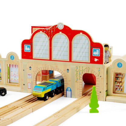 Bigjigs Rail Grand Central Station Wooden Train Accessory